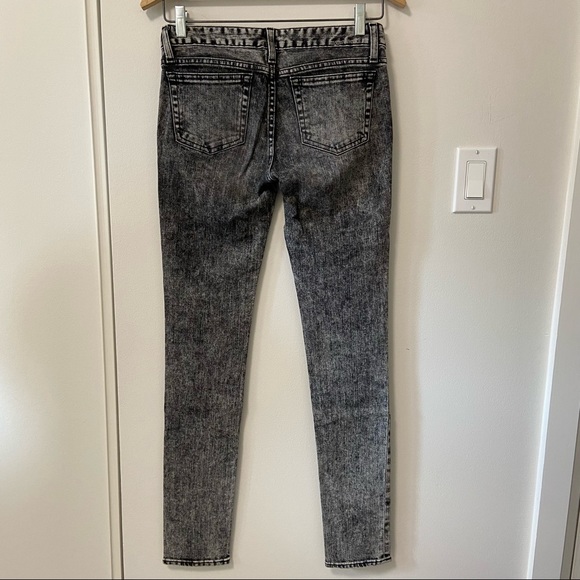MOUSSY Vintage Black Acid Jeans - Size:26 - Picture 4 of 14